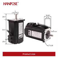 HANPOSE Moteur hybride Nema23 57eh83 + Cl57 Moteur pas à pas en boucle fermée Kit CNC 3 axes