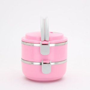 Fiambrera Bento de acero inoxidable multicapa, contenedor de almacenamiento de alimentos apilable, capacidad de 1-3L, conservación de frescura para adultos - Product Image 5