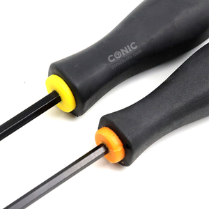 Tournevis à embout sphérique hexagonal magnétique de style Bondhus OEM de haute qualité en acier CRV avec poignée <span class=keywords><strong>TPR</strong></span>, 2/3/4/5/6/8 mm - Product Image 5