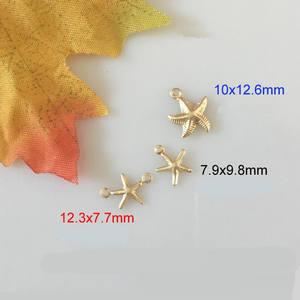 Collar con colgante de estrella de mar con relleno de oro de 14 quilates exquisito Premium, accesorio Real 1/20 GF para ocasiones de fiesta - Product Image 5