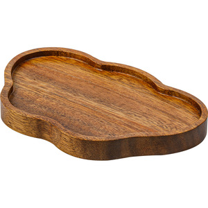 Guanlan Walnut Teapot <b>Tray</b> Solid Wood Dream Butterfly Shape Small <b>Tea</b> <b>Tray</b> For Dry Brewing Household Use - Product Image 5