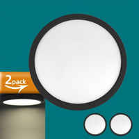 Plafonnier LED R12 dimmable 5CCT à éclairage périphérique moderne pour la maison et le bureau