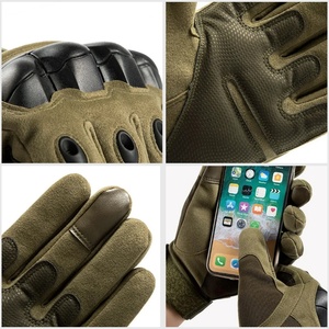 Gants tactiques d'extérieur sans doigts, à protège-poignets rigides, pour paintball, chasse, équitation, randonnée, demi-doigts - Product Image 3
