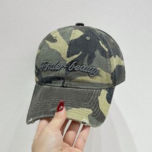 Gorra de Béisbol Desgastada con Camuflaje, Bordado Personalizado Vintage, 100% Algodón, Logotipo Deportivo, Estilo Americano, Tela de Encaje, Camuflaje de Verano 08 - Product Image 2