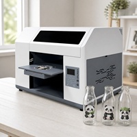 Imprimante UV DTF 3355 pour petites entreprises, tête d'impression XP600, couleur, blanc, vernis, autocollant UV, étiquette, imprimante à plat