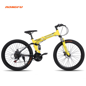 Bicyclette de course légère de 24 et 26 <span class=keywords><strong>pouces</strong></span> vélos de route/VTT pliant bon marché de bonne qualité en alliage facile à plier/à transporter - Product Image 3