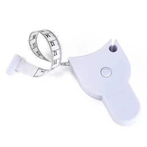 Rouleau de ruban adhésif en plastique de 80 pouces, automatique, étanche, métrique, double face, télescopique, rétractable, avec goupille de verrouillage et bouton-poussoir, précis et durable - Product Image 5