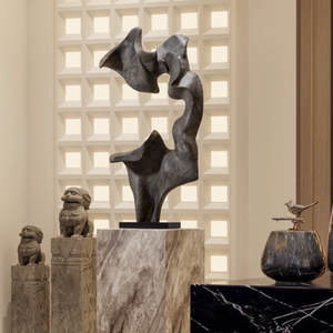 Hotel Lobby Hal Taihu Stenen Sculptuur Ruimte Tuin Landschapsdecoratie Creatieve Installatie Kunst Landing Rotstuin Steen - Product Image 3