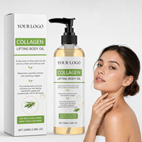 Huile Corporelle Liftante au Collagène 100ml – Huile Essentielle Composée Pressée à Froid, Huile Végétale de Jojoba – Hydratation Profonde, Fermeté et Élasticité – Anti-âge
