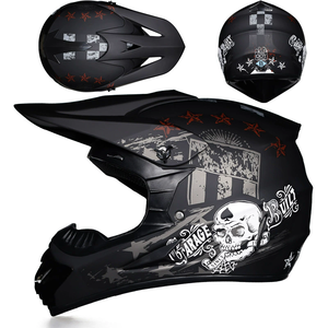 Nouveau casque de moto intégral en ABS pour adulte, à dégagement rapide, confortable et sûr, idéal pour le motocross, le tout-terrain et le descente. - Product Image 3