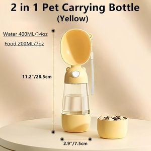 Échantillon Gratuit - Bouteille d'eau isotherme 3-en-1 en acier inoxydable de 32 oz, anti-fuite, pour chiens et humains, à paroi simple, détachable - Product Image 2