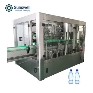 Automatic complete carbonated processing plant soft drink filling machine