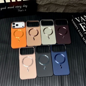 เคสโทรศัพท์มือถือแบบแม่เหล็กด้าน รุ่นแฟชั่น สำหรับ iPhone 17 12 13 14 15 16 Pro Max Plus รองรับการชาร์จไร้สาย ป้องกันแรงกระแทก ฝาหลังแข็ง - Product Image 2
