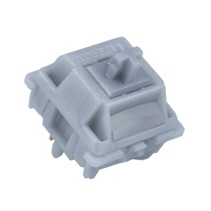YMDK GATERON 5 broches Smoothie <span class=keywords><strong>Silver</strong></span> <span class=keywords><strong>Speed</strong></span> Linear POM Housing Stem RGB SMD DIY Hotswap Switches pour <span class=keywords><strong>clavier</strong></span> mécanique - Product Image 1