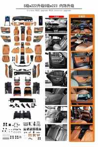 Aggiornamento Interni <span class=keywords><strong>W222</strong></span> per Mercedes-Benz Classe <span class=keywords><strong>S</strong></span> <span class=keywords><strong>W222</strong></span> 14-20, Conversione a W223 24, Kit Carrozzeria Completo Maybach, Aggiornamento Esterni W223 - Product Image 3