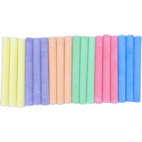 Craie de gypse sans poussière haute température, imperméable, résistante à la chaleur, multicolore, grand format jumbo, facilement lavable, logo personnalisé