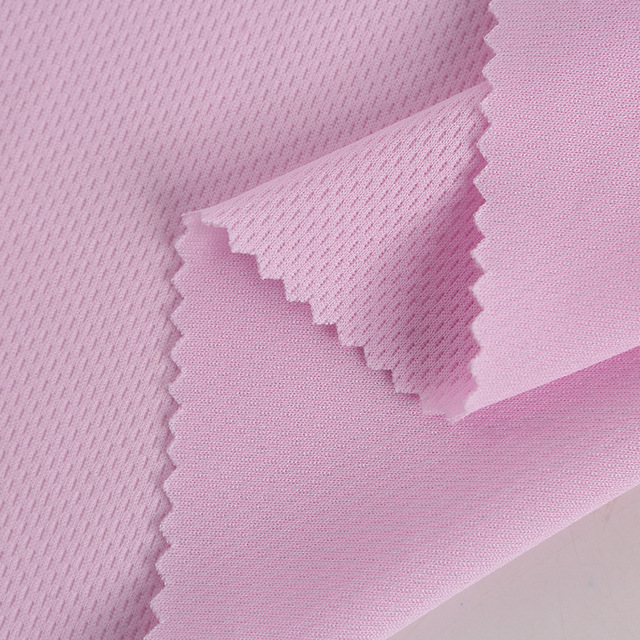 Quick Dry Breathable Moisture Wicking Birds Eye Mesh Fabric for Sportswear