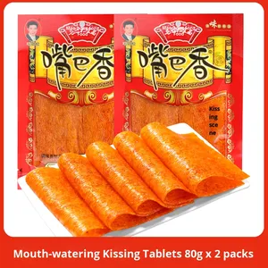 Bâtonnets épicés de haute qualité en vrac, saveur nostalgique, texture semi-molle, sac de 80g pour adultes - Product Image 6