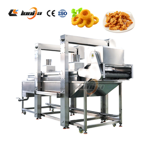 เครื่องทอดไข่นกกระทา 500 กก./ชม. เครื่องทำนักเก็ตไก่ เครื่องทอดหนังหมูกรอบ พร้อมสายพานตาข่ายป้องกันการลอย - Product Image 6
