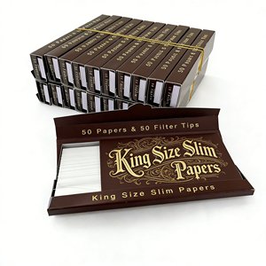 King Size 78mm 110mm Transparent <b>Rolling</b> <b>Paper</b> White or <b>Brown</b> <b>Rolling</b> <b>Paper</b> King Size 1 1/4 Size <b>Rolling</b> <b>Paper</b> Support Custom - Product Image 5