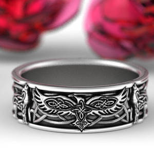 Anello Unisex Vintage con Motivo Animale, Stile Gotico, Gioiello Regolabile in Lega, Design Retrò - Product Image 1