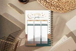 Uptodate购买精装正念激励自我保健表现日记激励笔记本每周计划 - Product Image 4