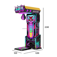 Machine de sport d'intérieur Punch Machine de boxe Force d'entraînement sportif Machine de boxe Rocky Arcade