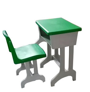 Chaise et bureau d'école en plastique de classe de tutorat bon marché pour l'école primaire - Product Image 2