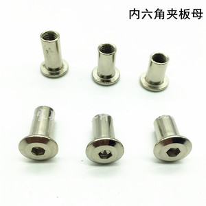 <b>Thread</b> <b>Inserts</b> Metric M6x12 Fully Threaded Carbon Steel Q215 Nickel Plated Socket Drive Type - Product Image 4