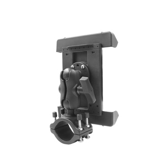 1.5'' Pipe Clamp Tablet Mount with 8.7cm Double <b>Socket</b> Arm for Forklift - Product Image 1