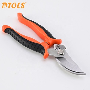 Stainless Steel Bypass <strong>Pruning</strong> <strong>Shears</strong> Spring-Loaded Non-Slip Garden <strong>Shears</strong> for Branch Fruit Tree Bonsai Trimming - Product Image 1