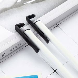 Stylo en métal à sublimation avec support pour téléphone - Stylos personnalisés imprimés |   Cadeau promotionnel - Product Image 2
