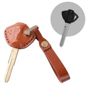Hotsale เคสกุญแจหนังแท้ Fob,พวงกุญแจสำหรับรถจักรยานยนต์ซูซูกิมอเตอร์พวงกุญแจฝาครอบอุปกรณ์เสริม - Product Image 1