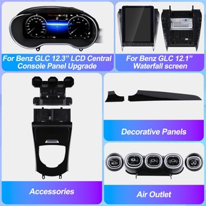 Android <b>Car</b> Radio Carplay <b>for</b> Mercedes Benz GLC X253 C Class W205 2015-2022 LCD Dashboard Instrument Screen Navigation Air Vent - Product Image 3