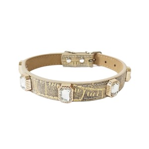 Collier de luxe pour animaux de compagnie, motif crocodile, strass, style bijoux pour petits chiens et chats, toutes saisons - Product Image 5
