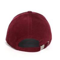 Casquettes de sport à 6 panneaux avec logo brodé personnalisé de haute qualité, casquettes de baseball ajustables pour femmes en velours côtelé à visière incurvée