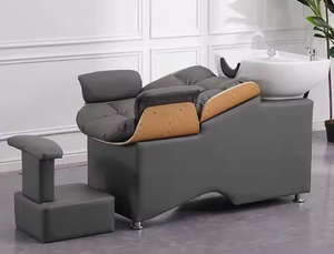 Silla moderna para champú, cama para champú, lavabo de cerámica, cabeza de pelo, cama de spa - Product Image 6