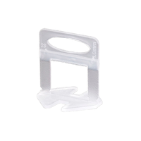 Clips de nivellement de carrelage 1/16 pouces, clips de nivellement de carrelage 1,5 mm, entretoises de nivellement de carrelage pour carrelage céramique professionnel