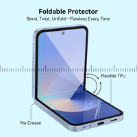 Protection d'écran hydrogel personnalisable en usine, lot de 2, avec outil d'installation, pour Samsung Galaxy Z Flip 7 6 5 4