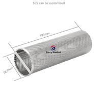Tabung Saringan Logam Berlubang Custom Darcy Stainless Steel 304 untuk Filter Cairan dengan Dimensi Kustom