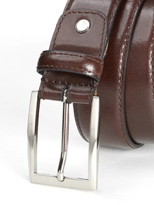 Cinturón de Cuero Casual para Hombre con Hebilla Resistente, Correa Ajustable de Cuero Suave y Duradero para Jeans y Uso Diario - Product Image 2