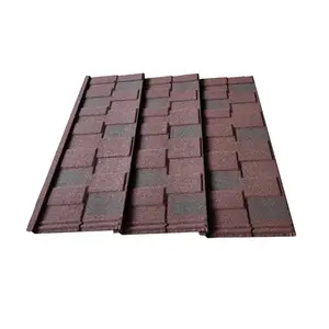 Color Roofing Sheet Stone Coated Metal Roof Tiles Colorful Galvanized Stone Coated Steel Sheet Roof Tile For Sale