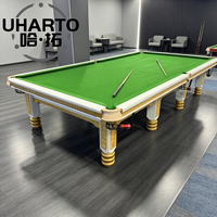 Table de billard classique SA Series de 12 pieds, table de billard professionnelle pour tournois internationaux avec ardoise épaissie