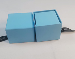 Caja de Regalo para Collar y Pendientes, Caja para Anillos, Caja de Joyería Elegante Personalizada, Pequeña, Rígida, de Cartón, Papel Duro, Venta al por Mayor, Ecológica, de Lujo - Product Image 5