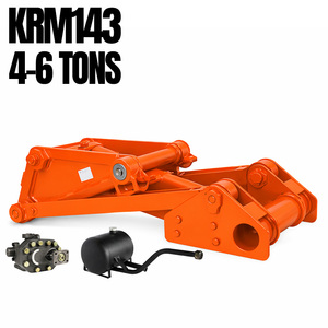 Kit de levage hydraulique HYVA KRM143 6 tonnes pour camion benne, vérin télescopique pour levage de carrosserie - Product Image 1