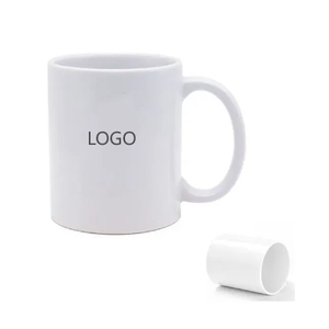 Promotional Custom Ceramic Mug Pure White with 12oz Capacity Hot Sublimation Technology Printing Plus LOGO Gift