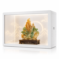 Vitrina Digital Interactiva con Pantalla Táctil Transparente LCD 4K de 75 Pulgadas, Todo en Uno, para Museos, Tiendas Minoristas y Centros Comerciales