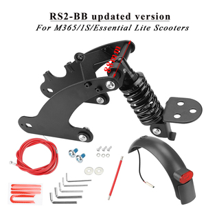 Suspensión Trasera Marca ULIP para Patinete Eléctrico M365 1S, Guardabarros, Luz Trasera, Absorción de Impactos, Plástico Negro, Tamaño Estándar, Fácil Instalación - Product Image 2