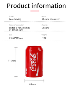 Fundas de Silicona para Latas de Cerveza Leatchliving, Cubre Botellas de Bebidas, Oculta una Cerveza, para Todas las Latas de Aluminio de 12FL OZ 355ml - Product Image 6