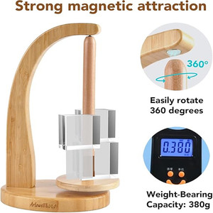 Accesorio <span class=keywords><strong>de</strong></span> Almacenamiento para Ganchillos, Organizador Magnético <span class=keywords><strong>de</strong></span> Madera para Hilos, Ideal para Proyectos <span class=keywords><strong>de</strong></span> <span class=keywords><strong>Crochet</strong></span> y Tejido - Product Image 5